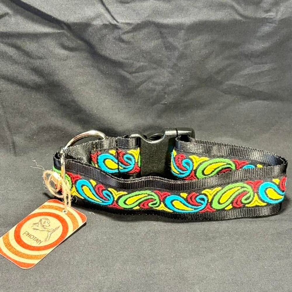 🚨Photan Brand New HANDMADE Dog Collar Adjustable Dog Collar Ring and Buckle 🐶 - Picture 2 of 5